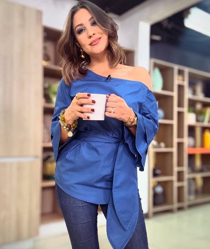 Thais Alfaro, presentadora de Buen día de Teletica