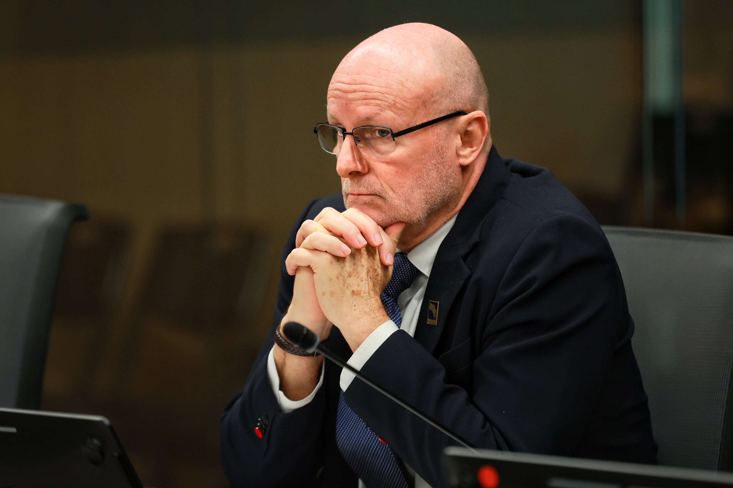 21/11/2024/ Audiencia de Stephan Brunner, primer vicepresidente de la República, y Mónica Araya, expresidenta ejecutiva del INS quien no asistió. Ambos fueron convocados para referirse a la póliza de seguro que el gobierno pretende contratar para proteger a su gabinete / foto John Durán