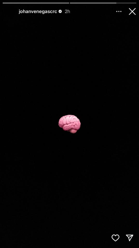 De la cuenta de Johan Venegas de Instagram se borraron todas sus publicaciones.