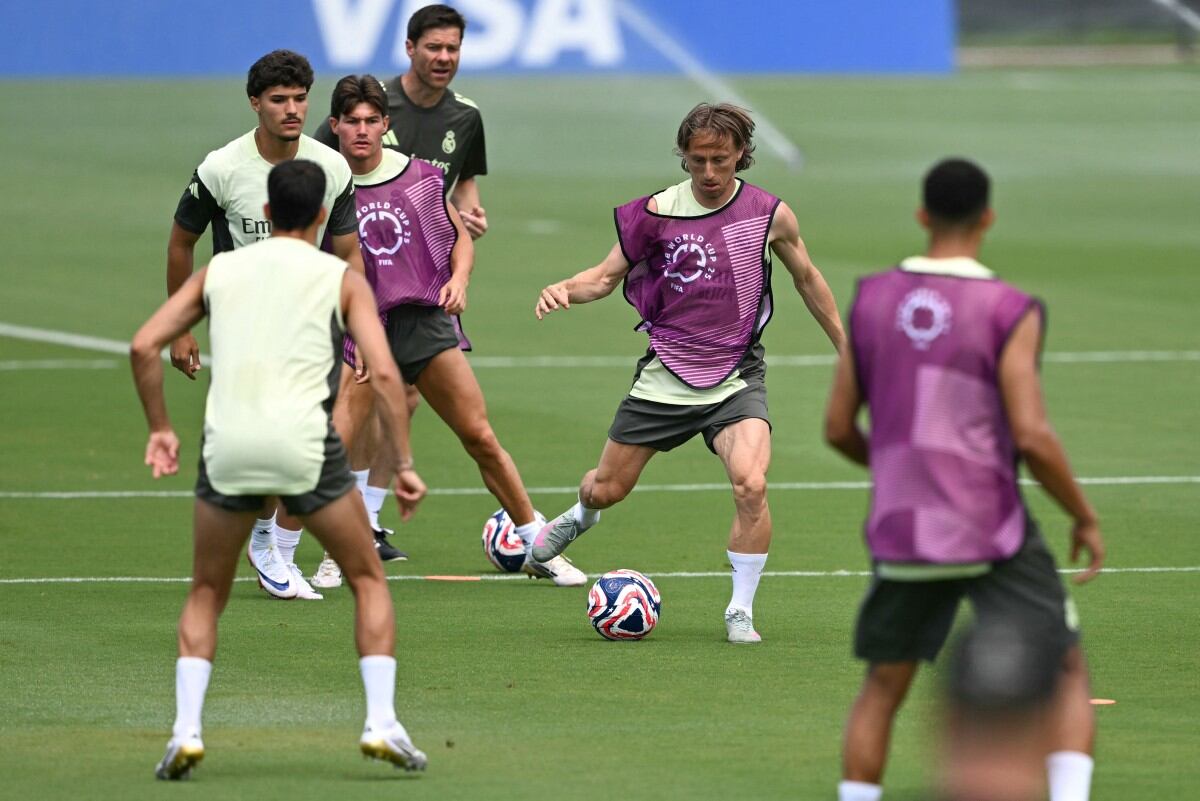 El Real Madrid se prepara para su debut en el Mundial de Clubes. AFP.
