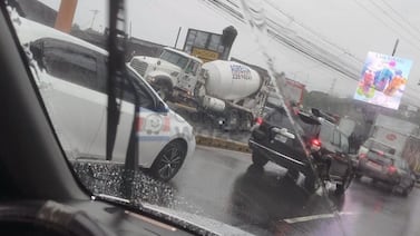 Paso hacia Heredia colapsado por un mortal choque ocurrido cerca de La Pozuelo