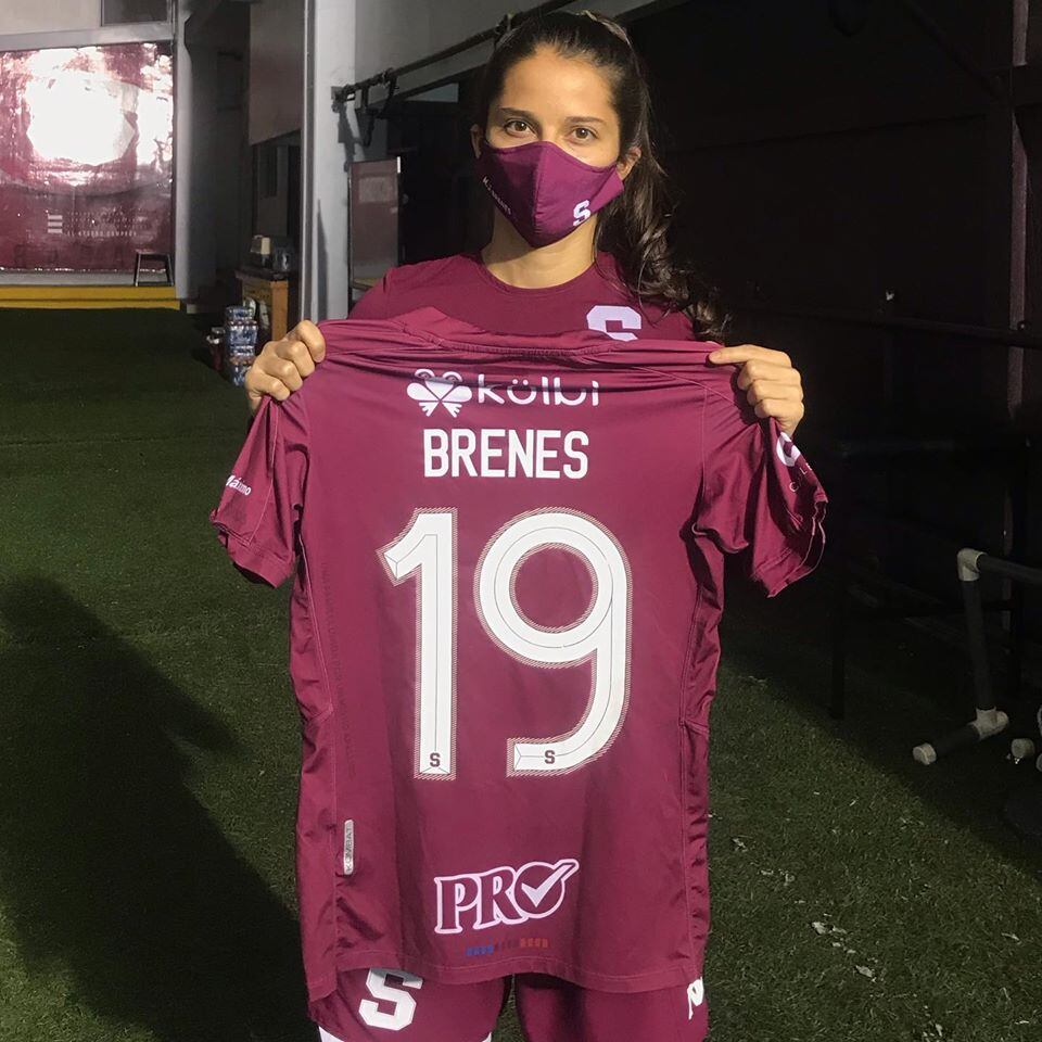 María José Brenes, jugadora de Saprissa