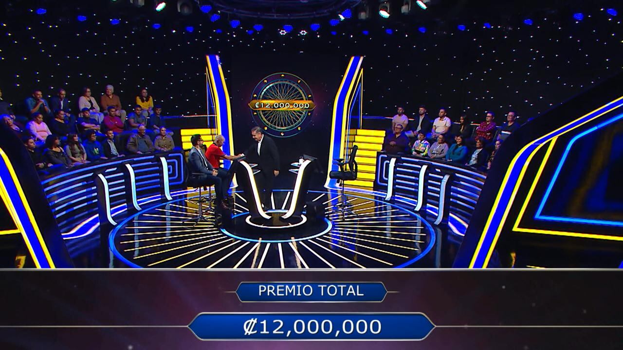 Gerardo Madrigal y Daniel Céspedes en el especial de ¿Quién quiere ser millonario?