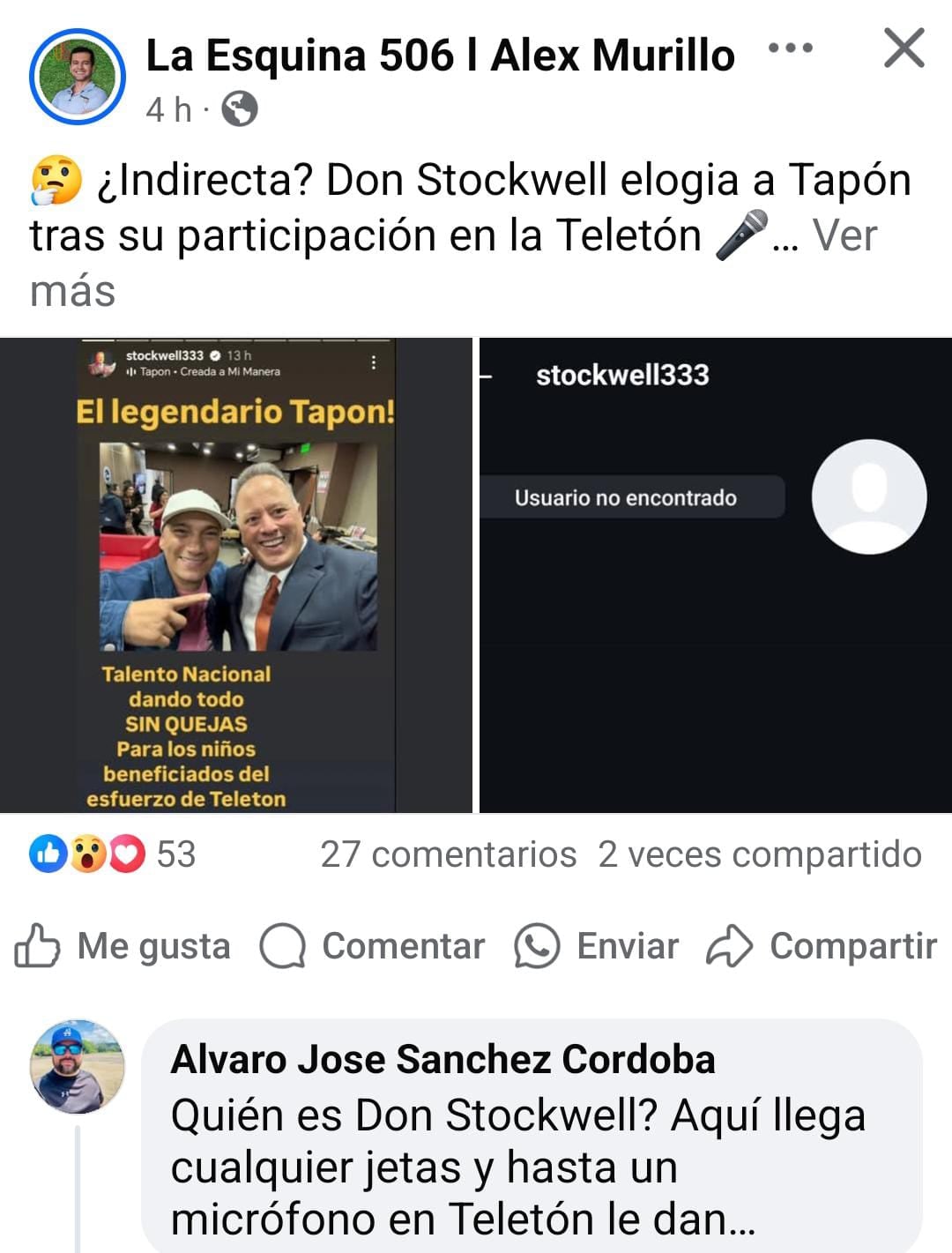 Don Stockwell en Teletón 2024