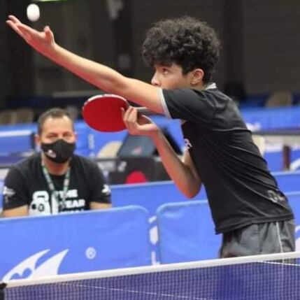 Sebastián tiene 14 años y en los Juegos Nacionales ganó medalla de oro. Cortesía.