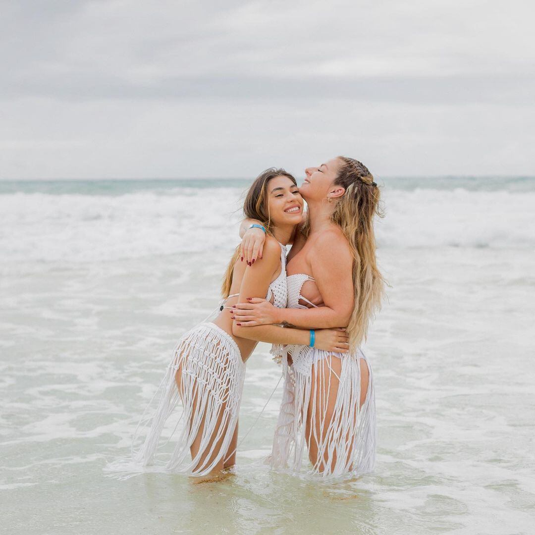 Glenda Peraza y su hija Kianny Berry
