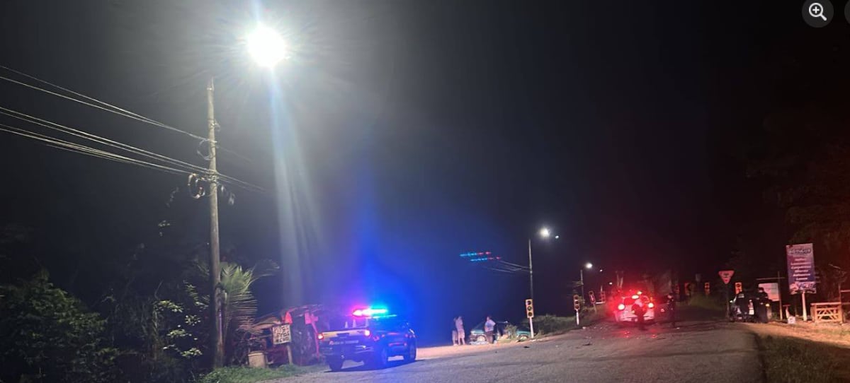 Niña muere en choque causado por imprudencia de conductor en Osa. Foto Osa Informativo.