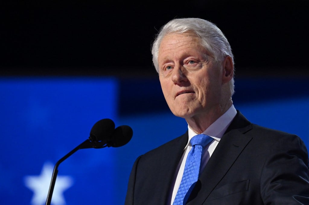 El expresidente Bill Clinton durante su participación en la Convención Demócrata en agosto del 2024.