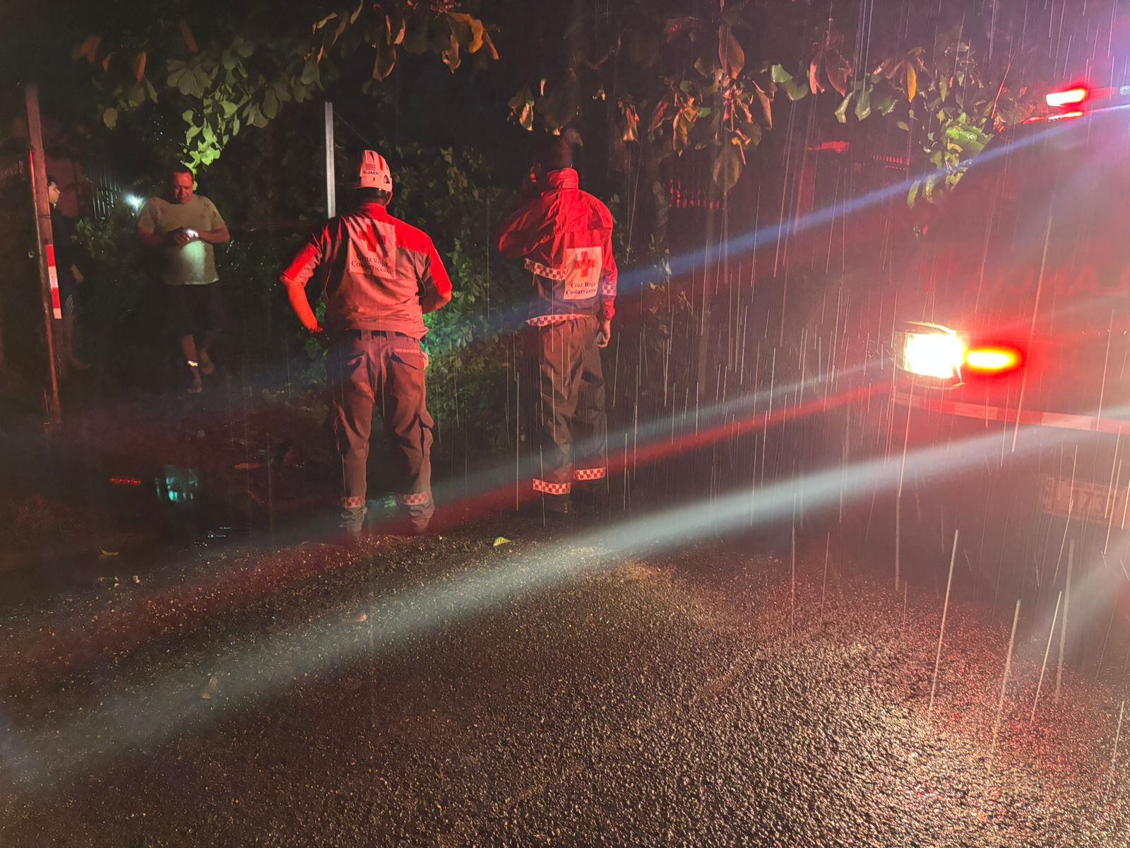 Árbol dejó a mujeres y niños atrapados
