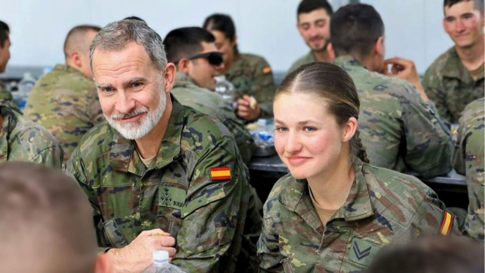 rey felipe y la princesa leonor