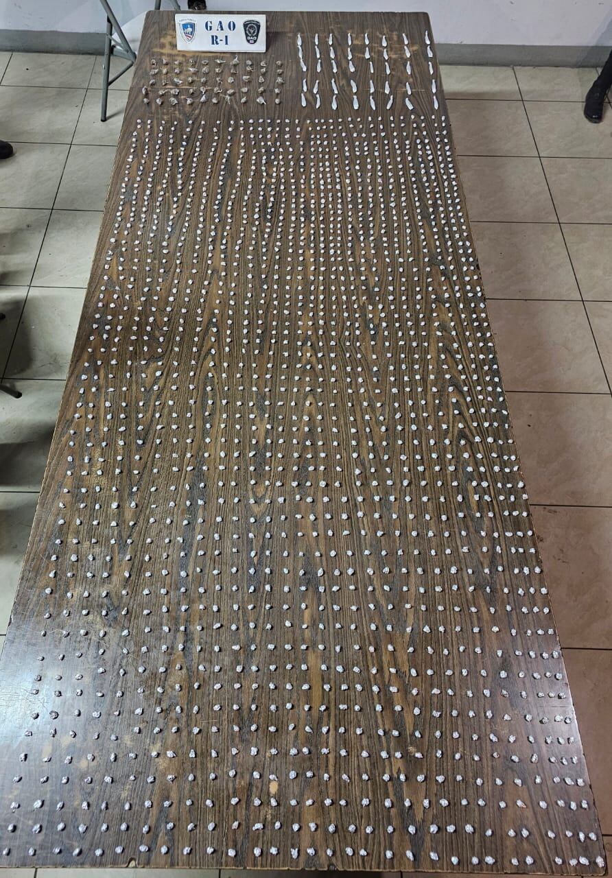 El decomiso se realizó en el sector de Torremolinos, en calle Fallas. Foto MSP.