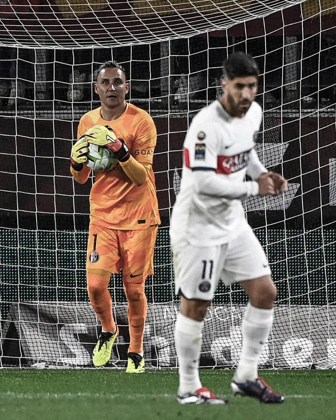 El portero tico Keylor Navas fue titular en su último juego de la Liga francesa.