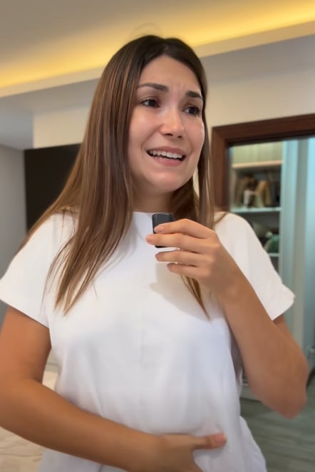 Ginnés Rodríguez mostró cómo va su cicatriz tras su cirugía en la columna