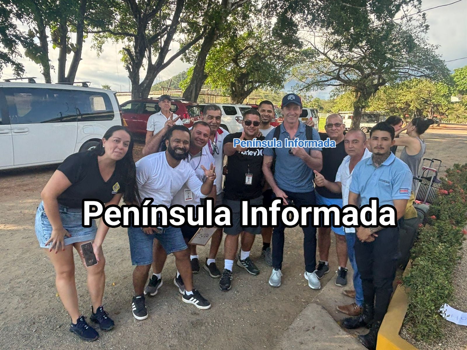 Esta fue la imagen compartida por Península Informada.