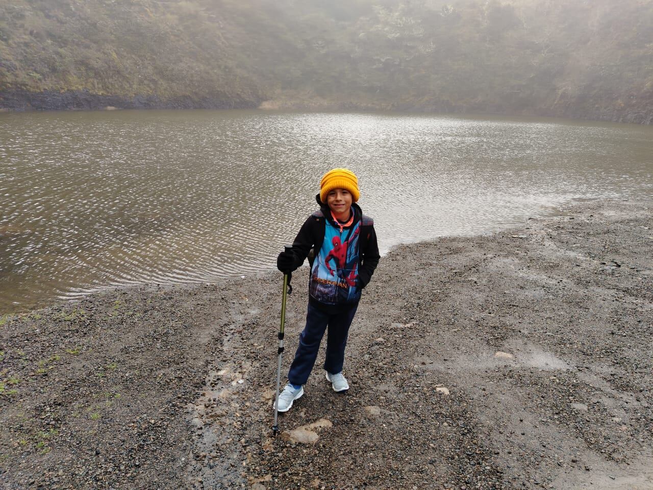 Niños de zona sur caminaron más de 120 kilómetros