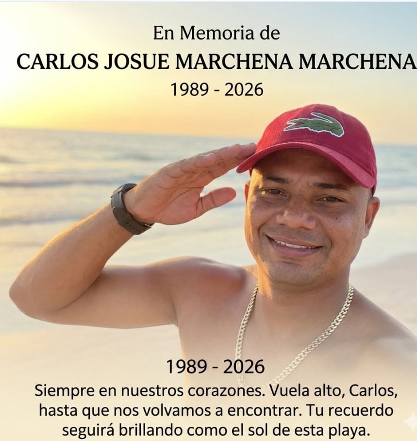 Carlo Marchena tico fallecido en el ICE