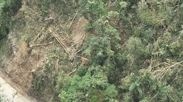 Ruta 32 seguirá cerrada este sábado: fotos muestran lo feo que está por riesgo de derrumbe