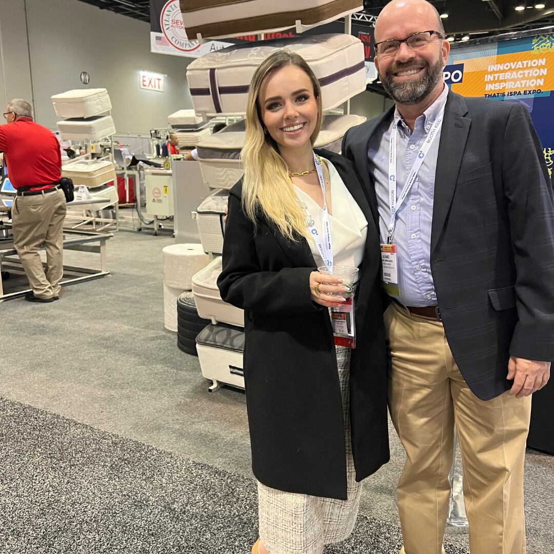 Trilce junto a su padre, Alvaro Jirón