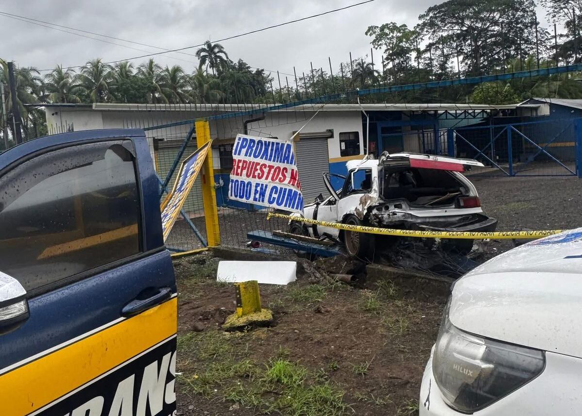 Accidente deja un fallecido y un herido en Sarapiquí