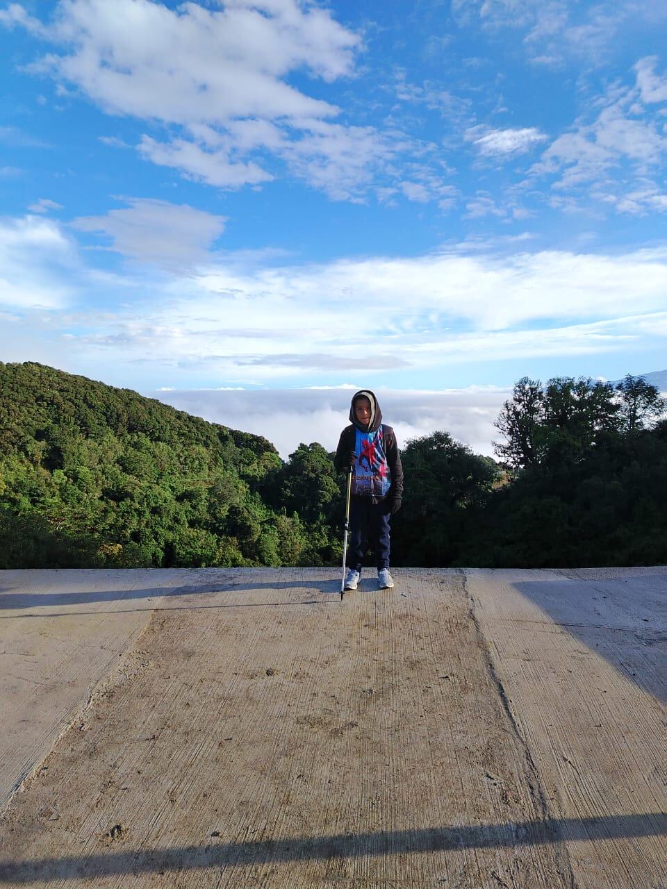 Niños de zona sur caminaron más de 120 kilómetros
