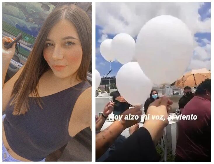 Dan último adiós a Nicole Leiva, joven asesinada en balacera en bar de Tres Ríos. Foto cortesía.