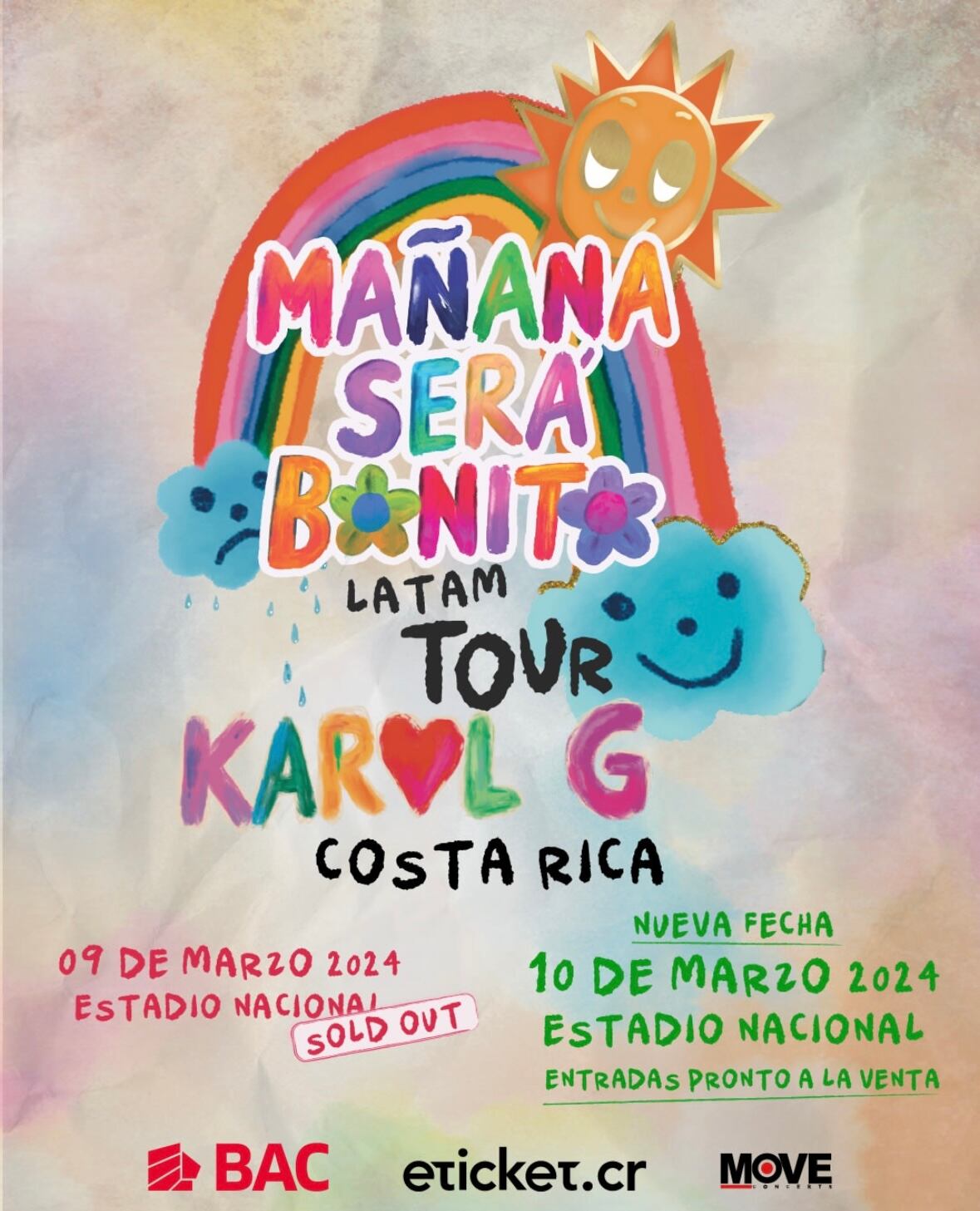Segunda fecha concierto karol g Cista Rica