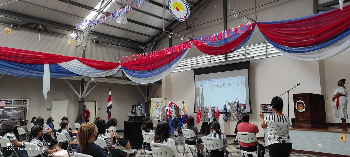 El Liceo de Costa Rica celebró entre semana y no tendrá acto cívico el 15 de setiembre del 2021
