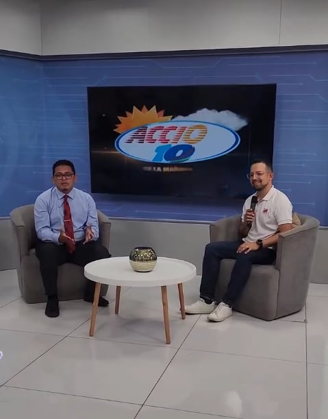 periodista de Deportes Repretel, Carlos Chinchilla