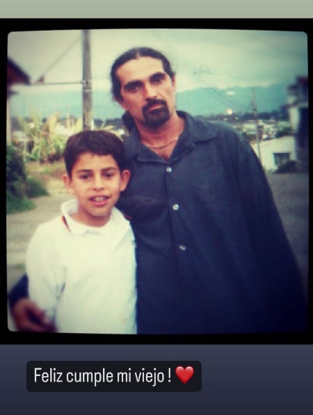 Pedro y su papá José Capmany