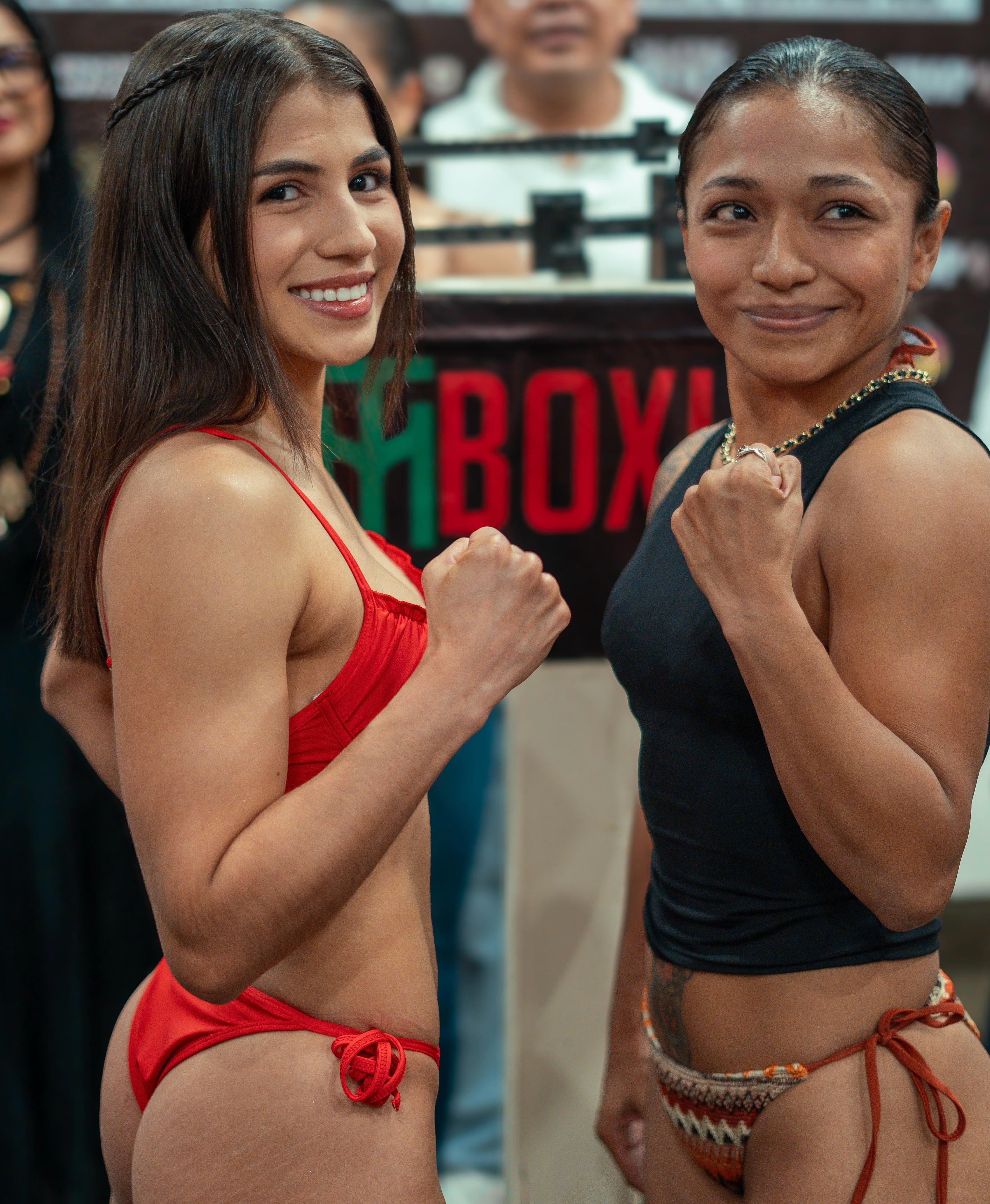 Naomy Valle y Yelmi Sánchez, boxeo femenino