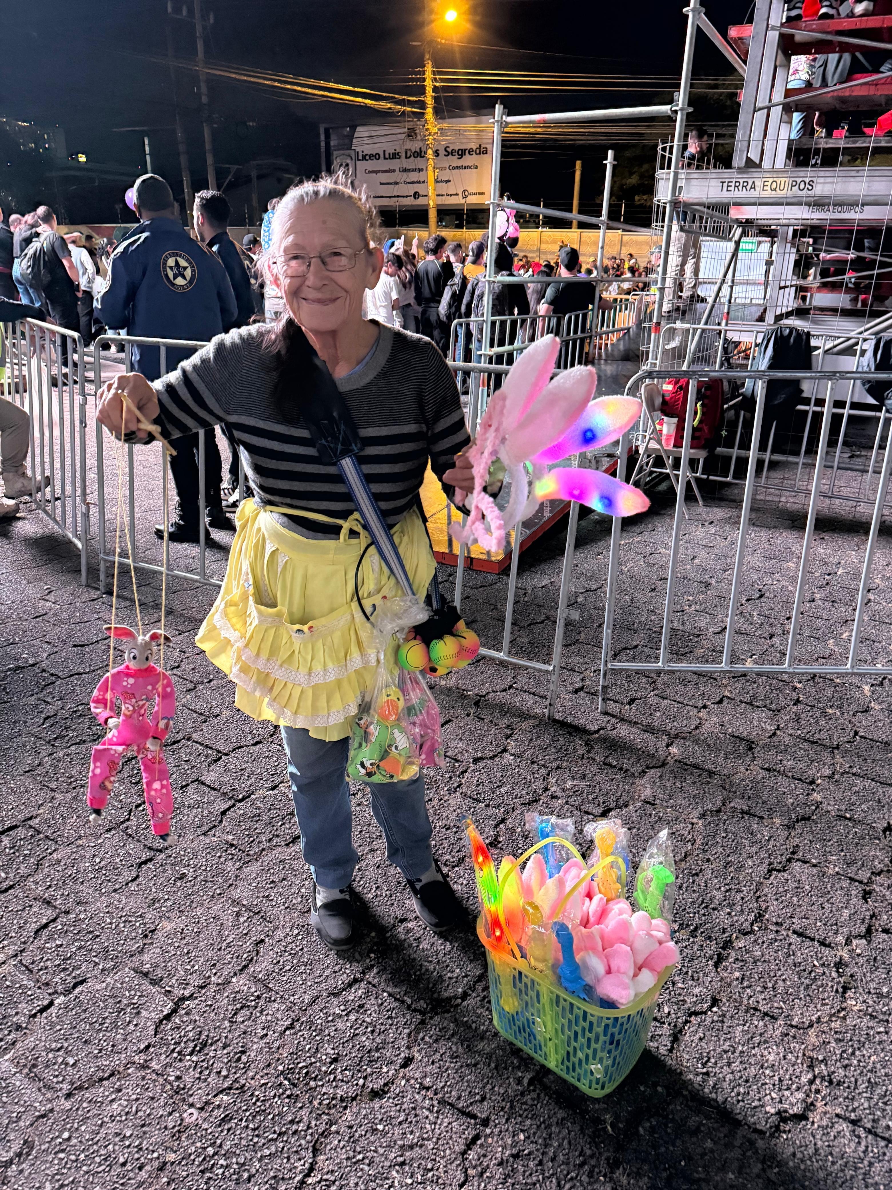 La Teja vendedora ambulante