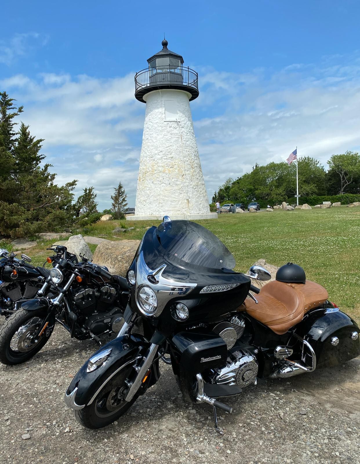 Eduardo Araya Pereira es un tico que vive en Boston y tiene una moto Indian Roadmaster 2015. Foto: Cortesía.