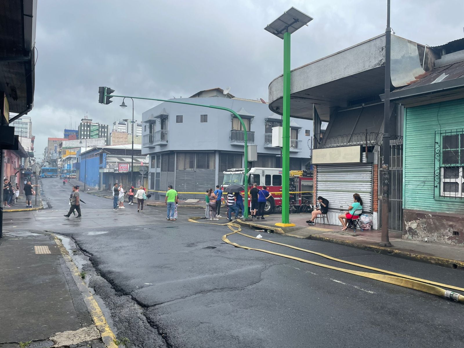 Incendio en San José