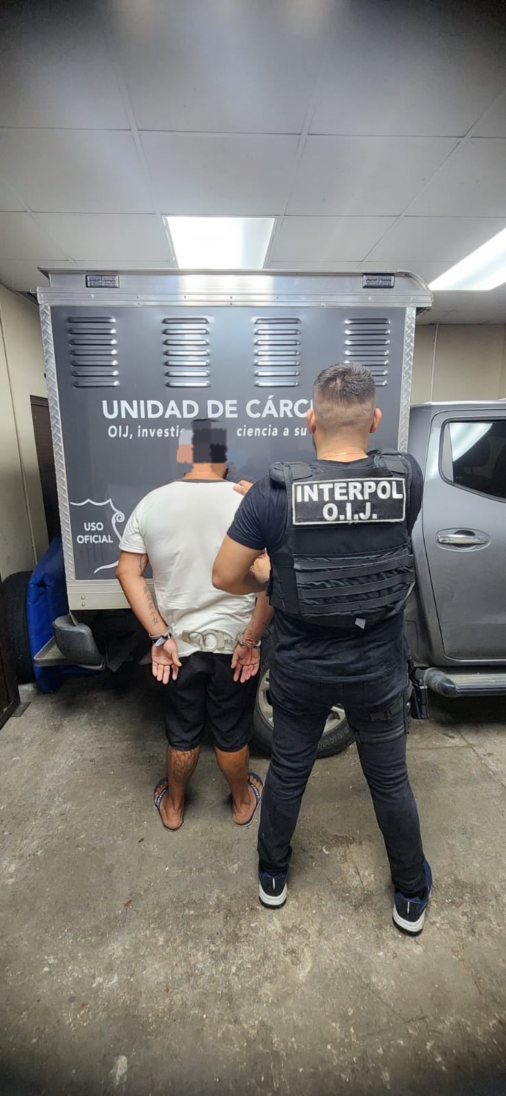 OIJ detuvo al sexto extraditable que es solicitado por Panamá. Foto: OIJ