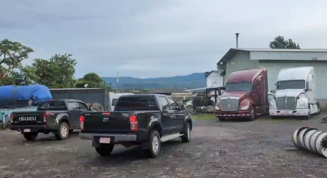 En el operativo el OIJ detuvo a cinco sospechosos. Foto OIJ.