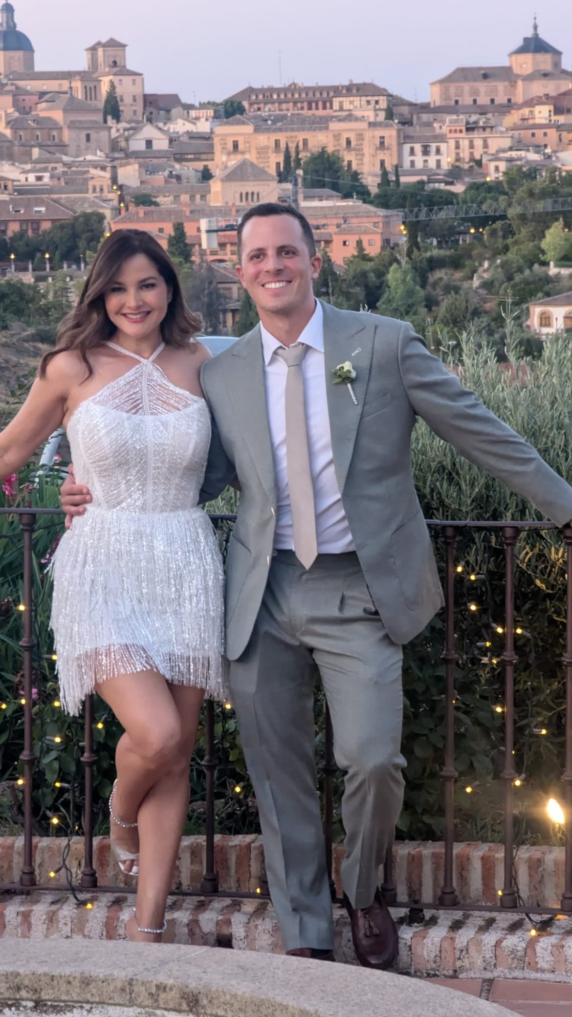 Shirley Álvarez y Daniel Vargas se casaron este viernes por la noche en Toledo, España