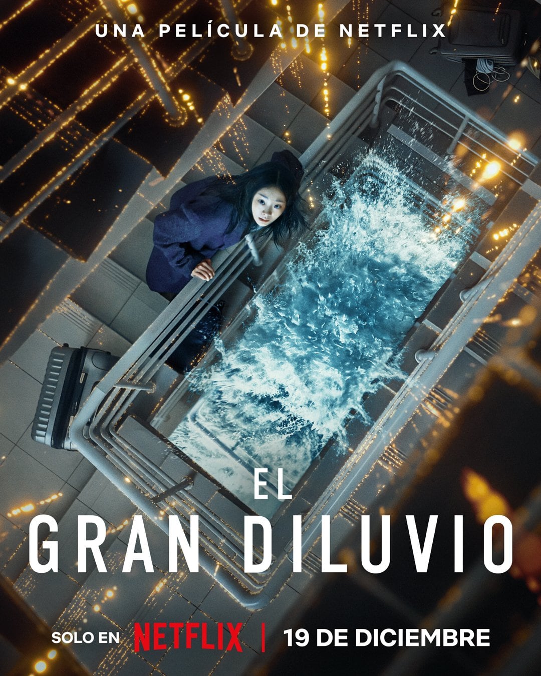 “El gran diluvio” es una película producida por Netflix que combina desastre y ciencia.