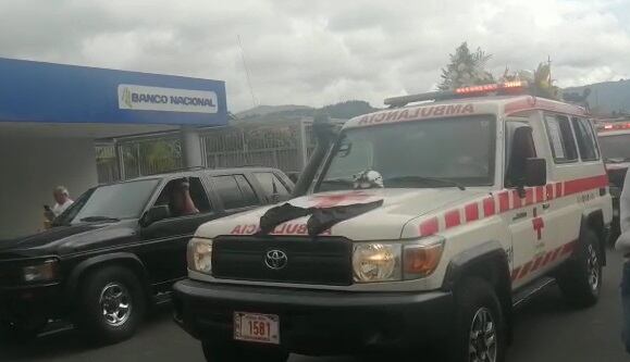 Funeral del cruzrojista Minor Correa Pereira. Foto Cruz Roja.