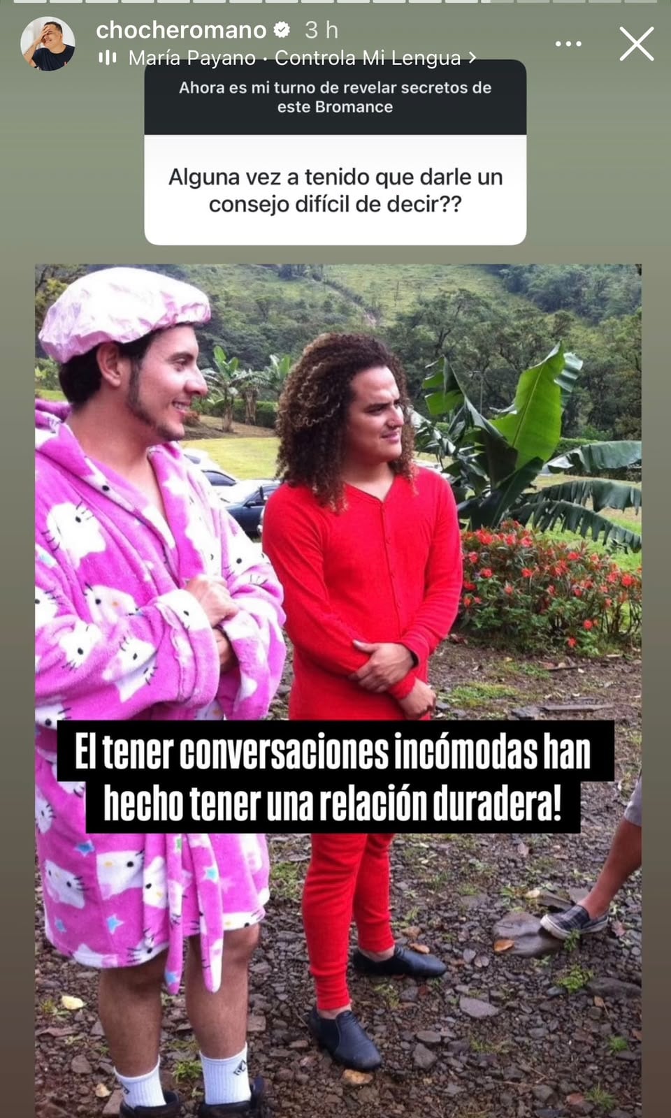Choché Romano y Yiyo Alfaro mantienen una amistad desde hace años.