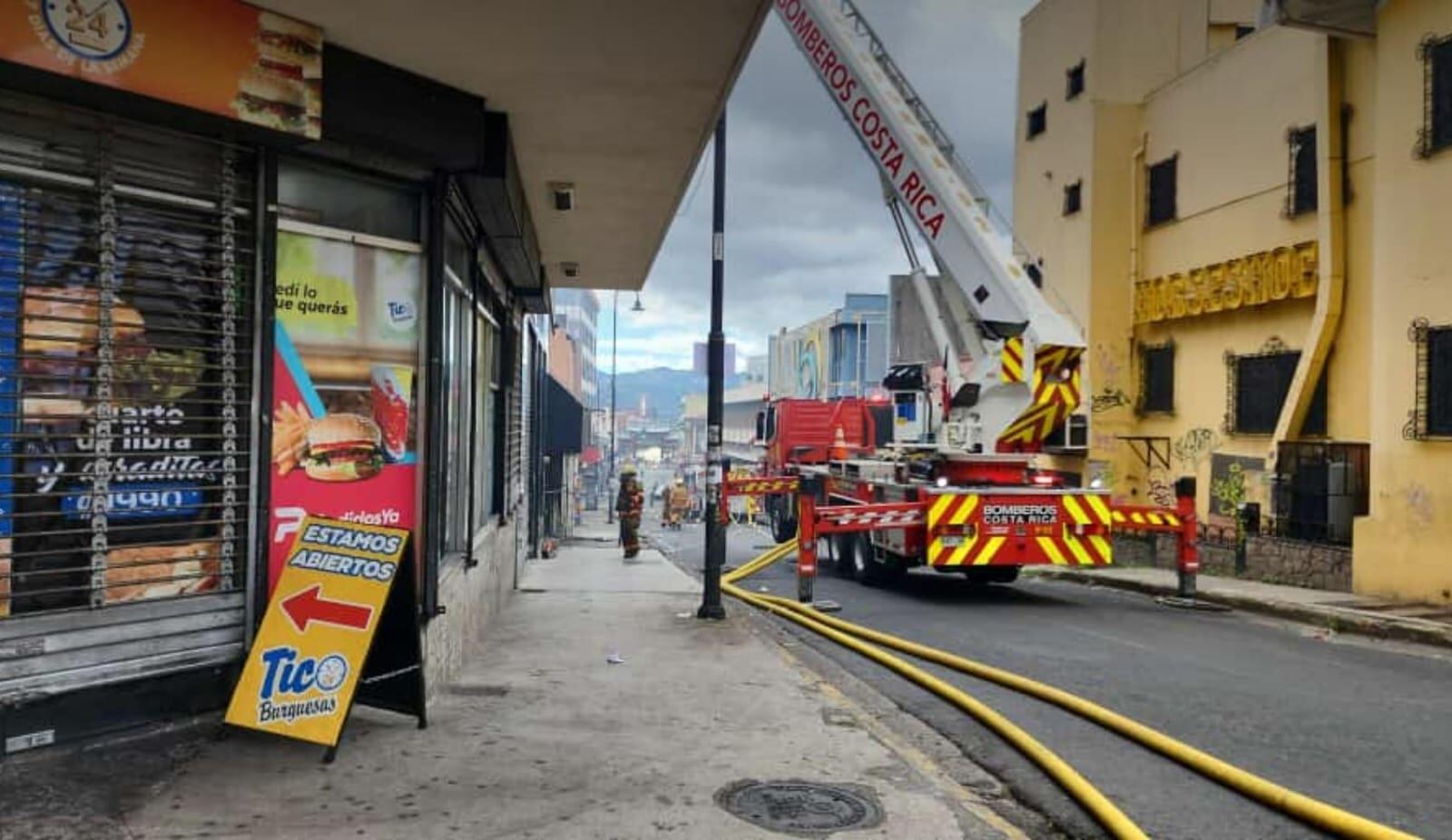 Incendio en bar Pasión en San José este 1 de enero