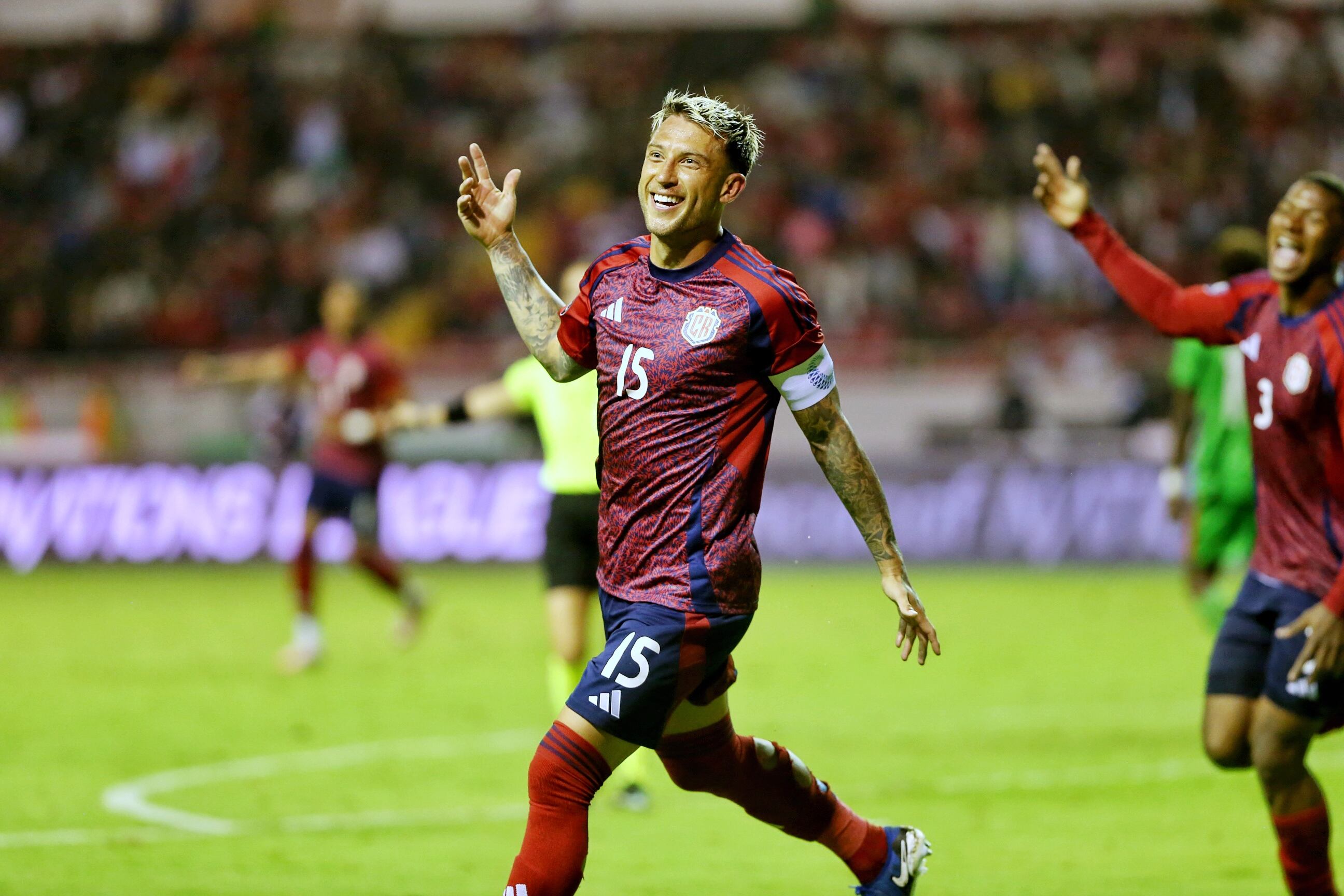 05/09/2024/ Juego entre la selección nacional de Costa Rica vs Guadalupe por la Nations League 2024 de CONCACAF en el estadio Nacional / Foto John Durán