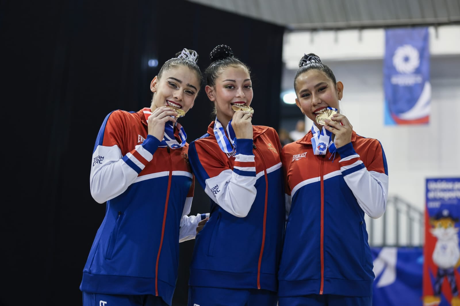 Gloriana Sánchez, ganadora de cinco medallas de oro y una de plata en los Juegos Centroamericanos.