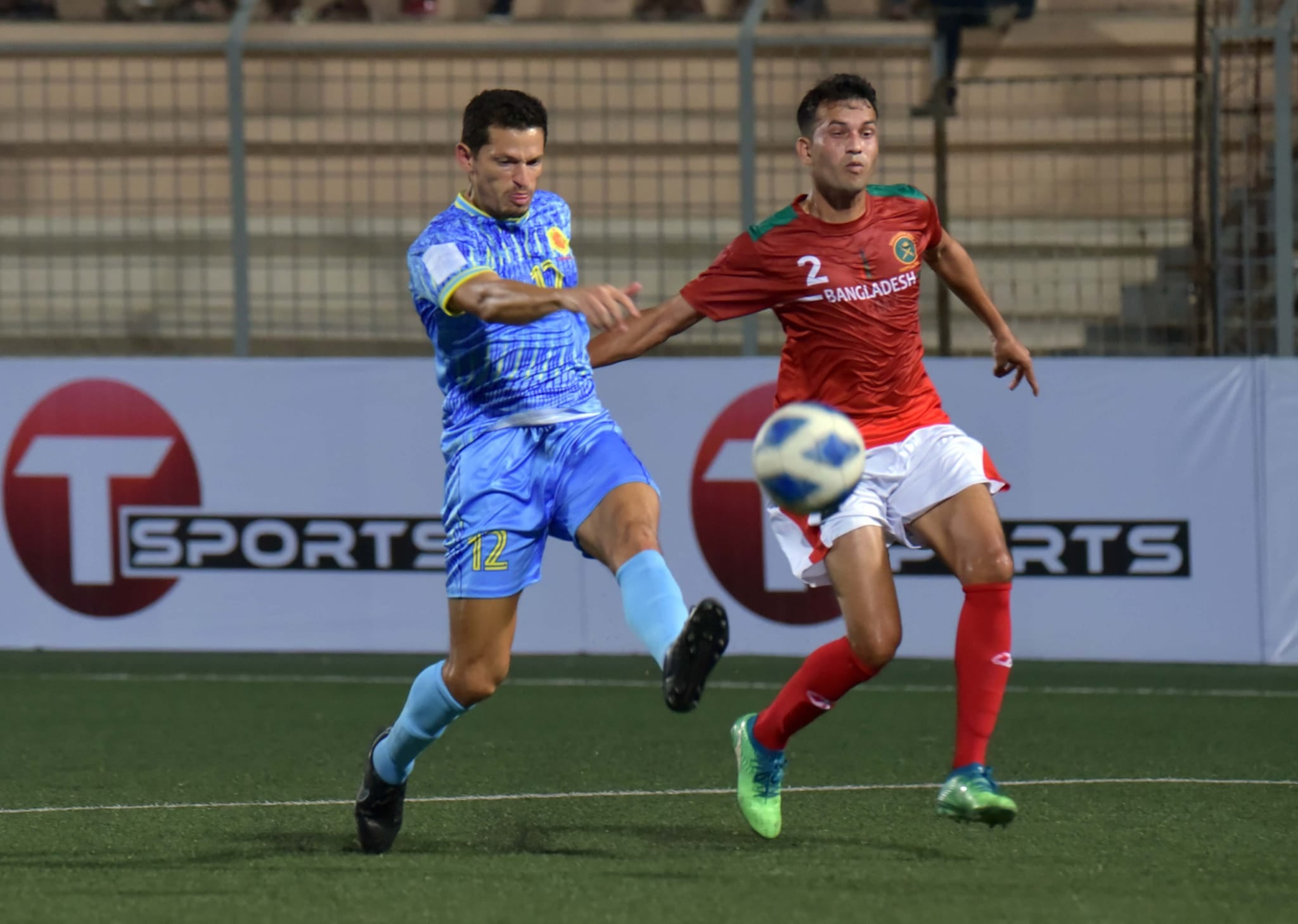 Daniel Colindres marcó su primer doblete en Bangladesh. Facebook.