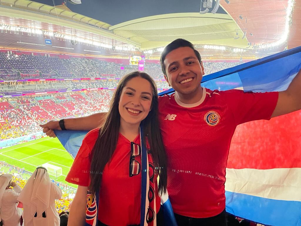 María Fernanda Borloz Zumbado quien junto a su primo, Jhonny Salazar Borloz, viven en Catar y llegarán puntuales para compartir la Anexión de Guanacaste con la comunidad tica en Madrid el 30 de julio del 2023