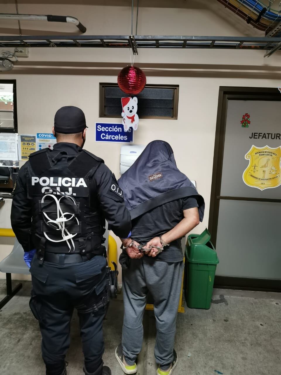 Detienen a hombre apellidado Agüero sospechoso de masturbarse cerca de mujeres en San José. Foto OIJ.