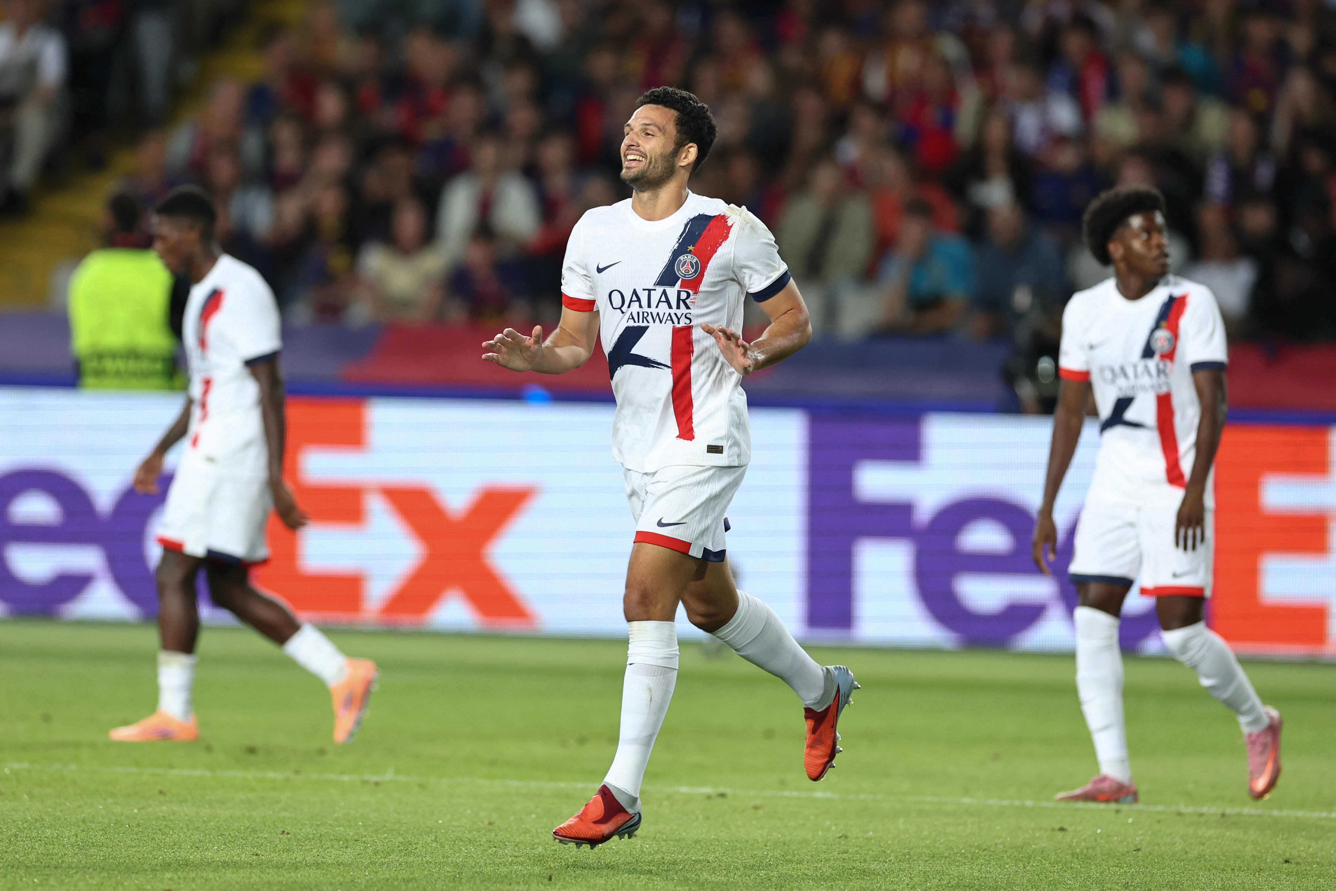 Barcelona Paris Saint-Germain. UEFA Champions League.