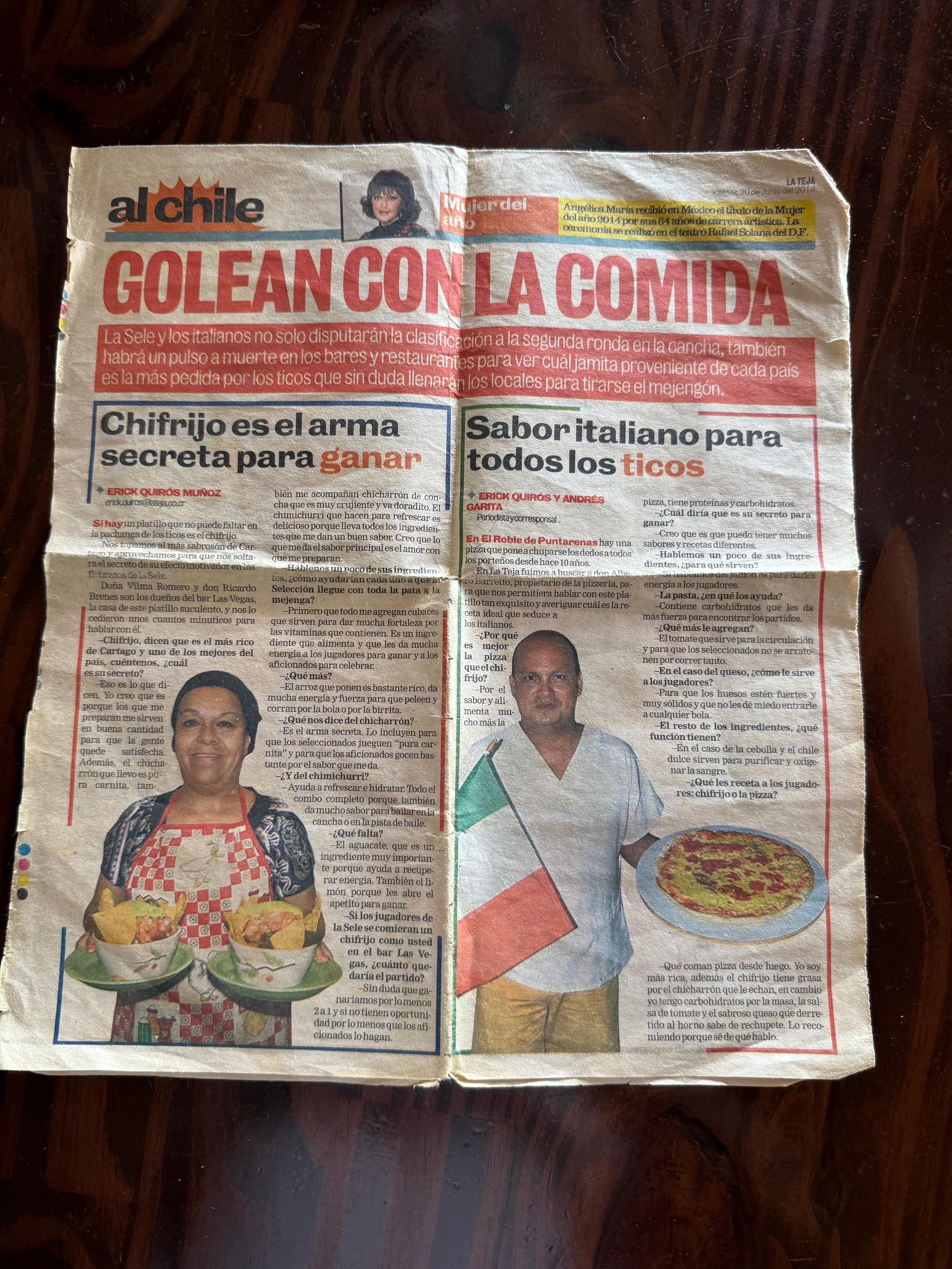 Nos dijeron que en el bar Las Vegas venden el mejor chifrijo y así nos fue.