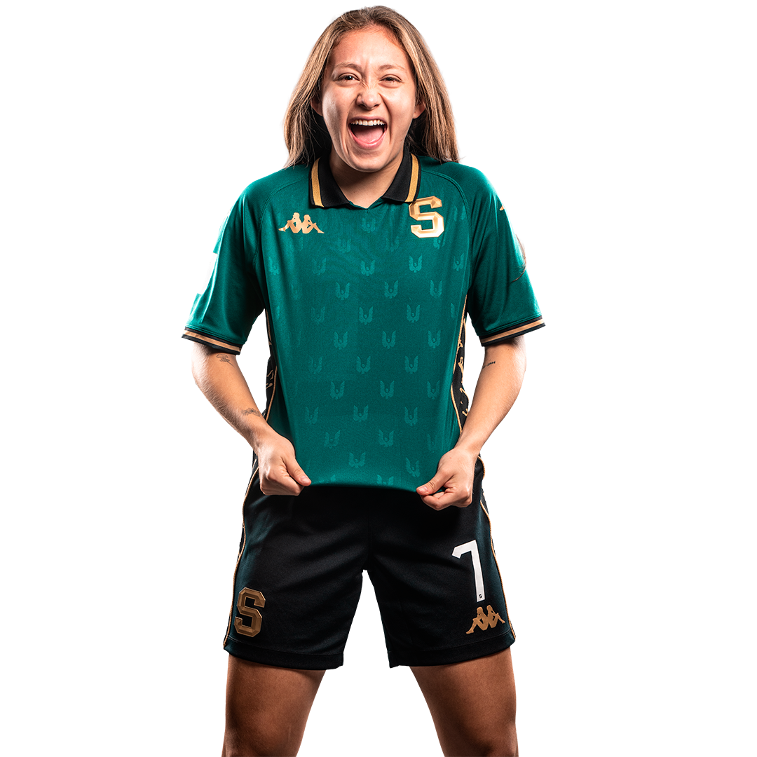 Priscilla Rodríguez, volante de Saprissa femenino. Fotos tomada de X.