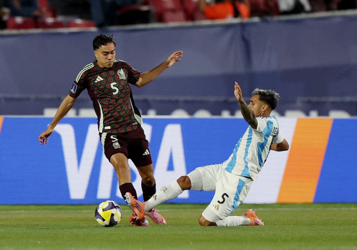Argentina derrotó 2-0 a México, en los cuartos de final del Mundial Sub-20. Foto tomada de Infobae.