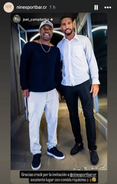 Joel Campbell y Marcel Hernández.